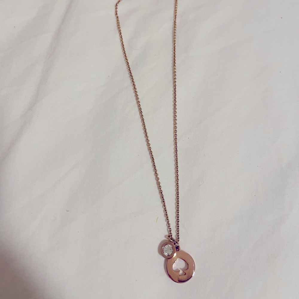 Kate Spade Rose Gold Necklace✨✨♠️